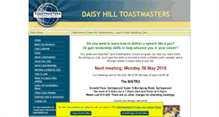 Desktop Screenshot of daisyhilltoastmasters.org